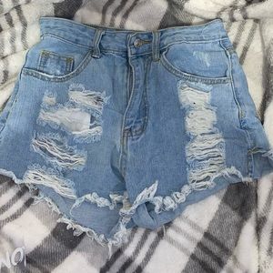 ripped mom shorts